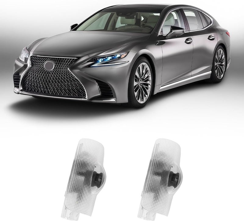 Thingrific 2Pcs Never Fade Car Door Lights Logo Projector Compatible with LS/ES/is/LX/RX/GS/GX/RC/UX Car Accessories, 3D Ghost Shadow Puddle Light - Image 1